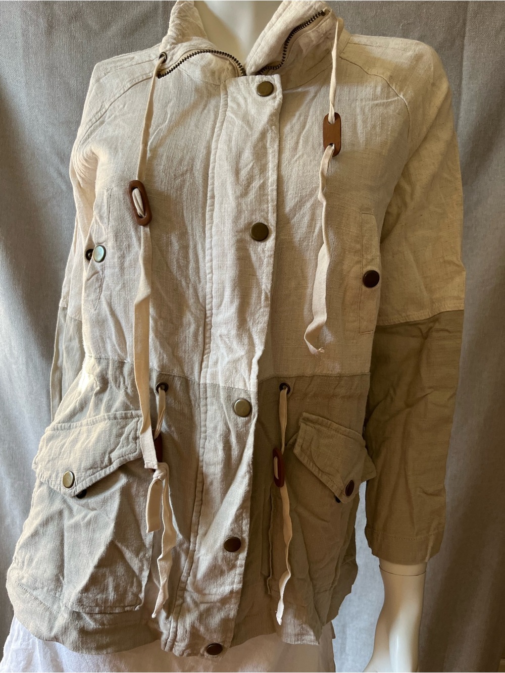 Linen Blend - Jersey Lined Lightweight Texturemaxxing Utility Jacket